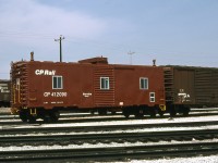 Freshly rebuilt CP work service car