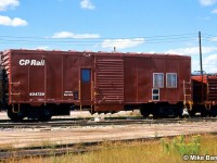 CP work train box 404739 awaiting its next call.