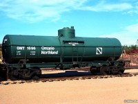 ONR Water service car awaiting its next call to work train service at North Bay Yard.