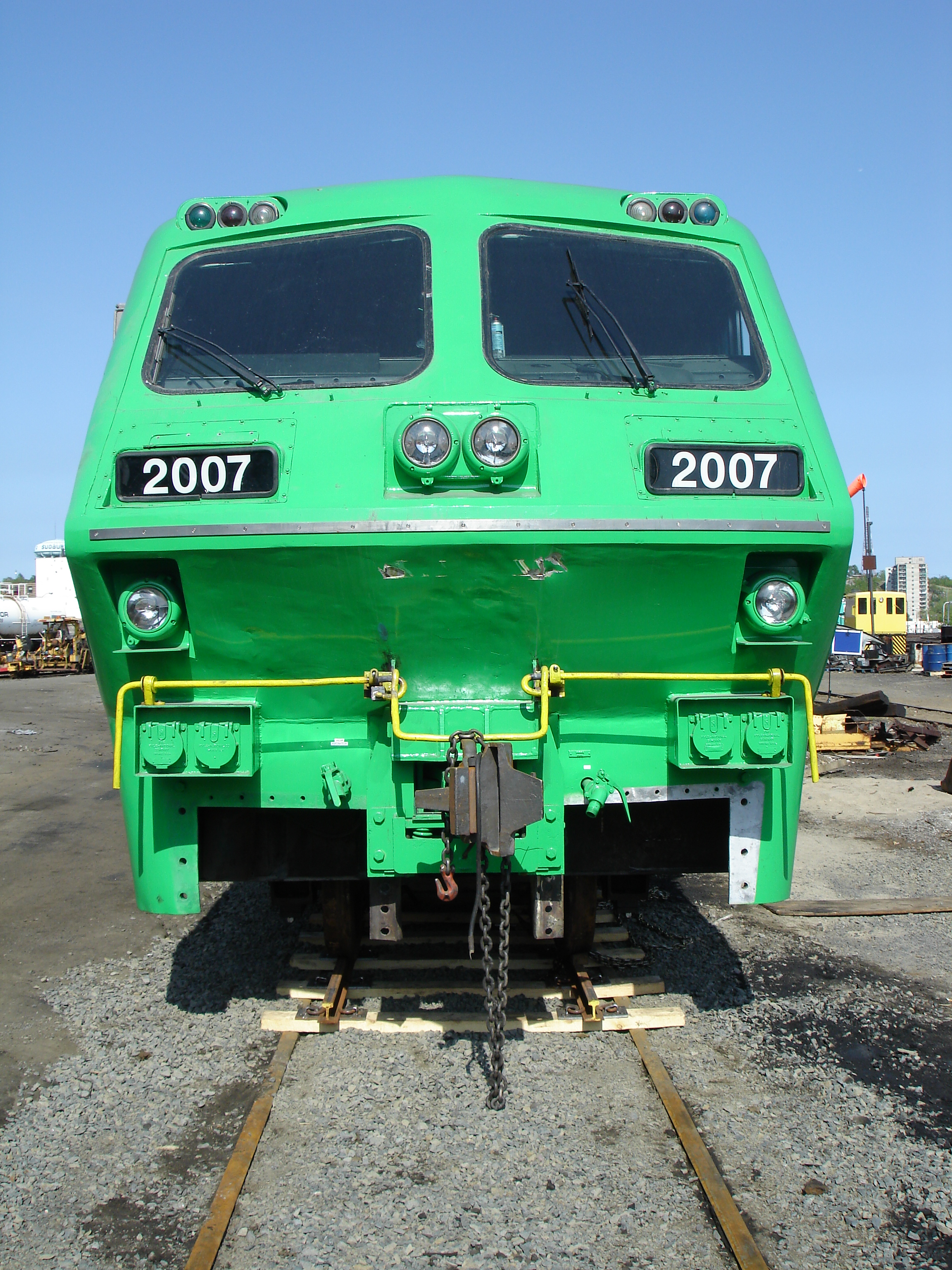 Railpictures.ca - Paul O'Shell Photo: This head on shot clearly shows ...