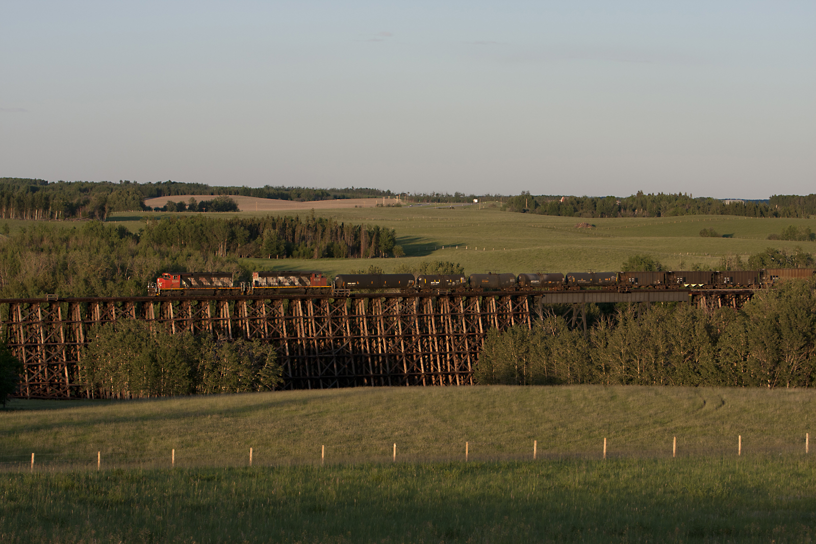 Railpictures.ca - Trevor Sokolan Photo: Westbound local crosses the ...