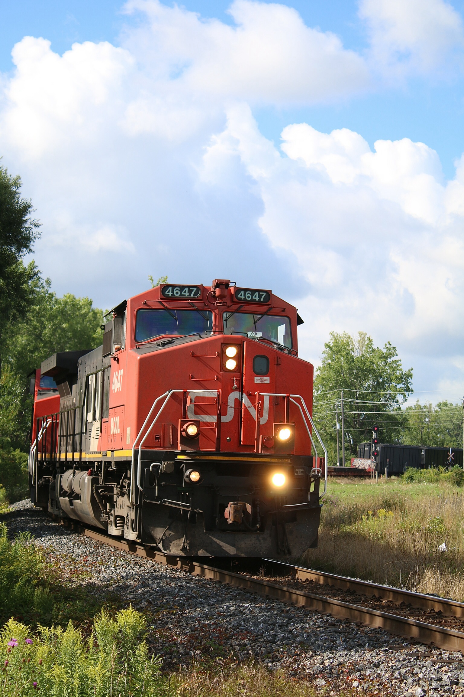 Railpictures.ca - Marcus W Stevens Photo: CN train 331 with a former BC ...