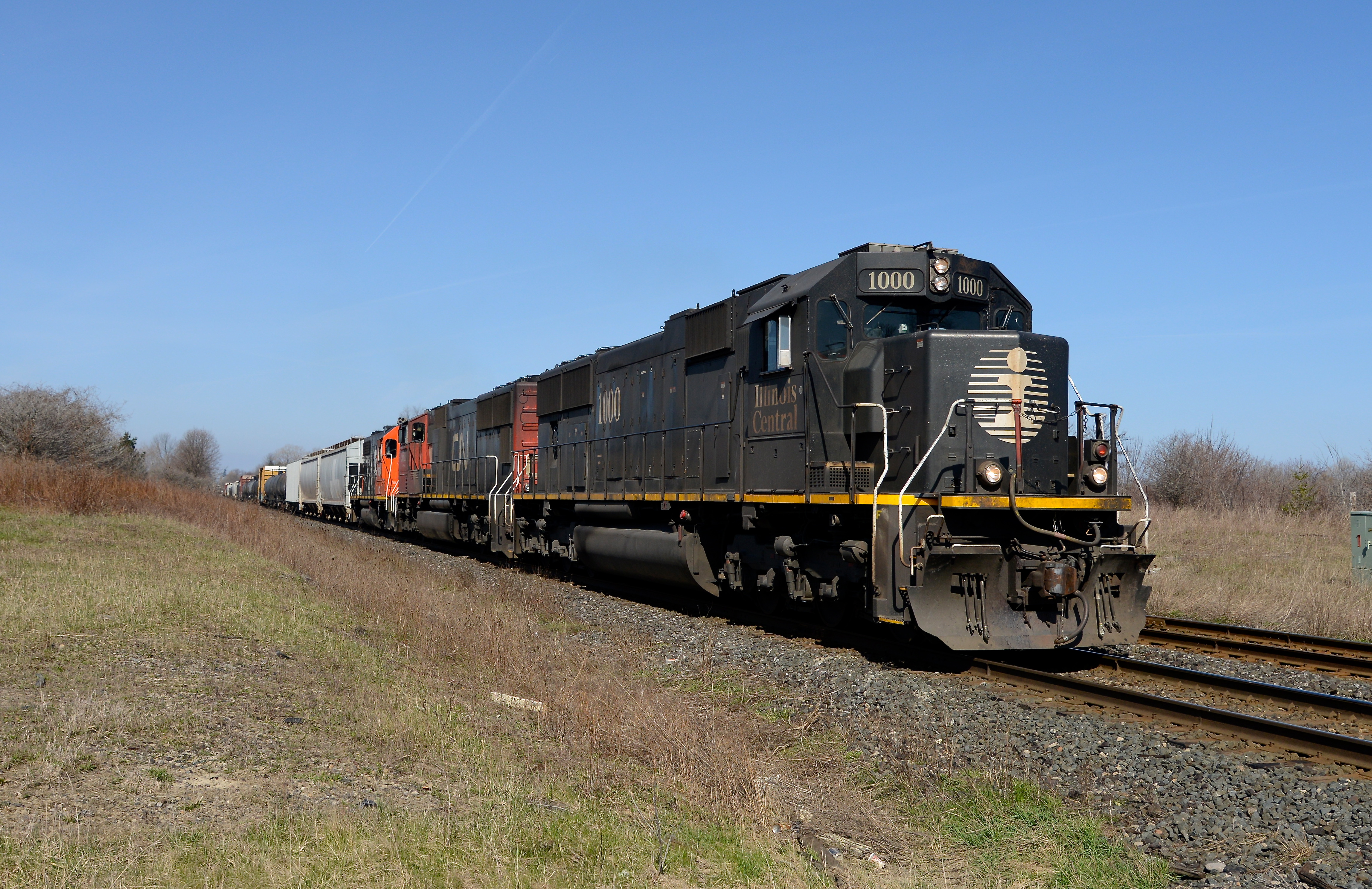 Railpictures.ca - Marc Dease Photo: IC 1000 with CN 5626 and IC 9604 ...