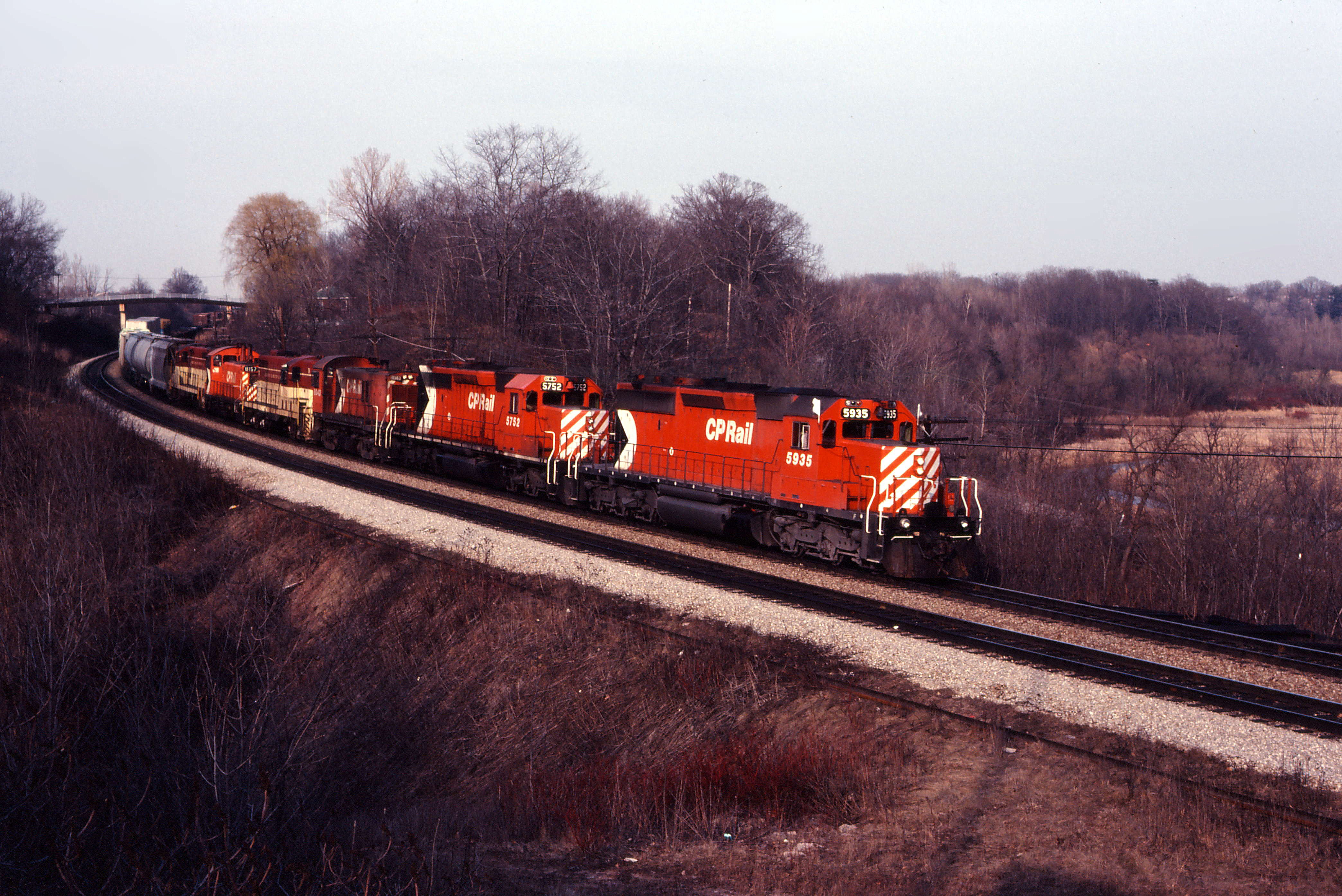 Railpictures.ca - Doug Page Photo: The winter of 1980-81 is over and ...