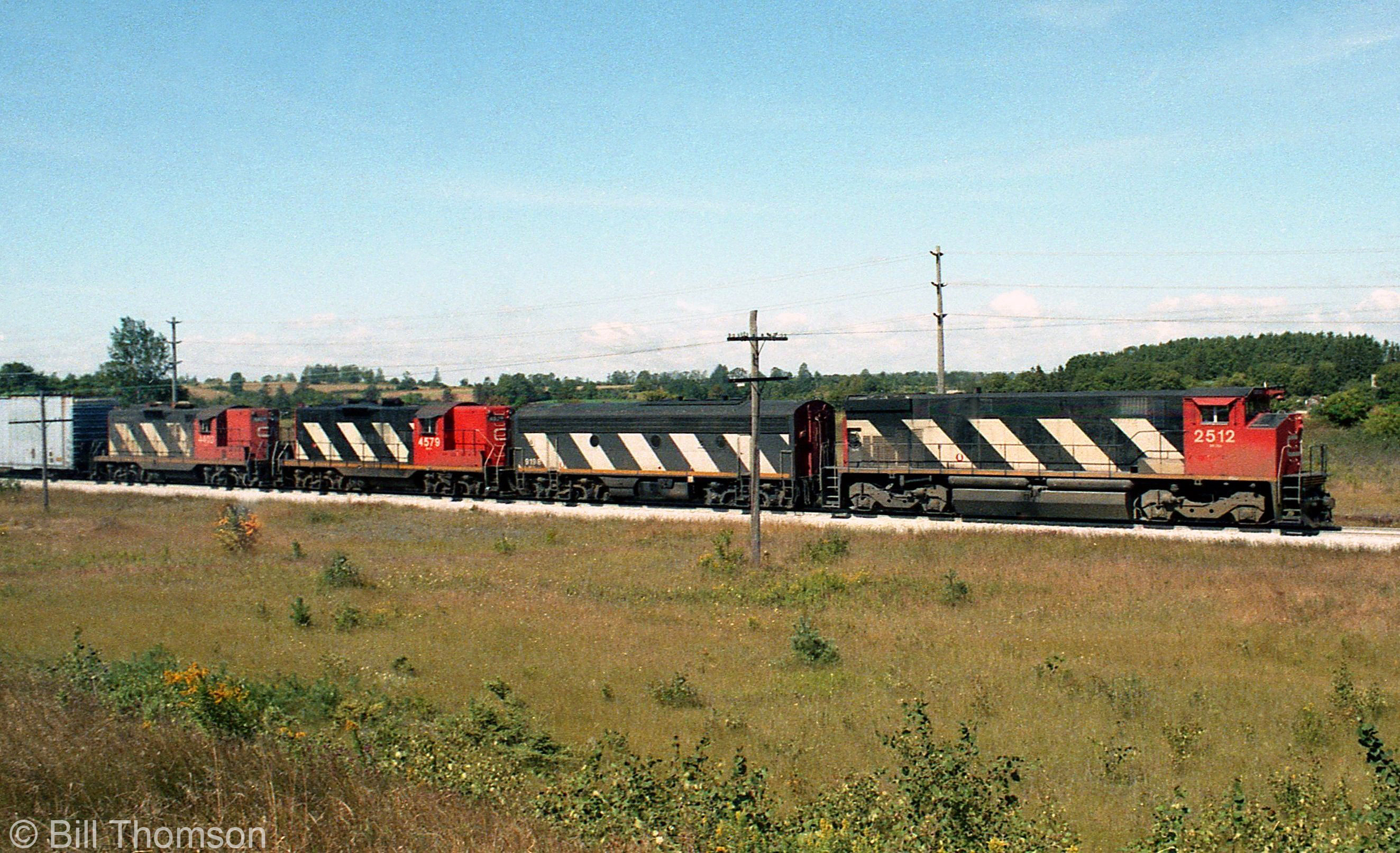 Railpictures.ca - Bill Thomson Photo: A mixed-bag lashup of CN M420 ...