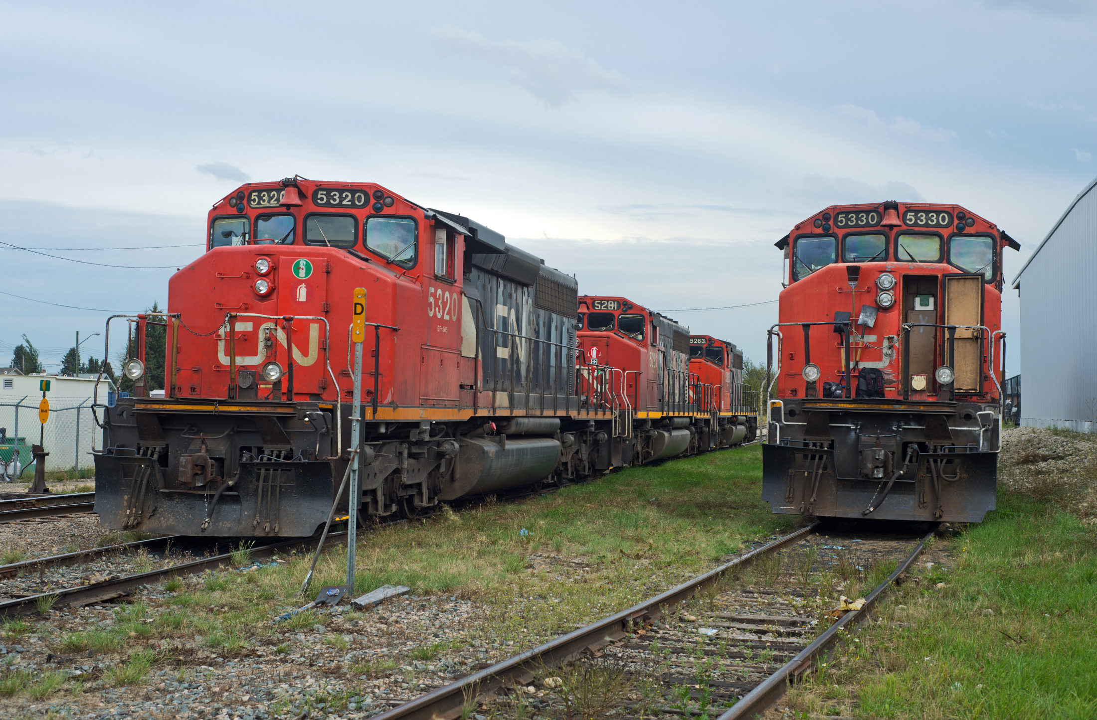 Railpictures.ca - Matt Watson Photo: CN 5320, 5281, 5263, and 5330 ...