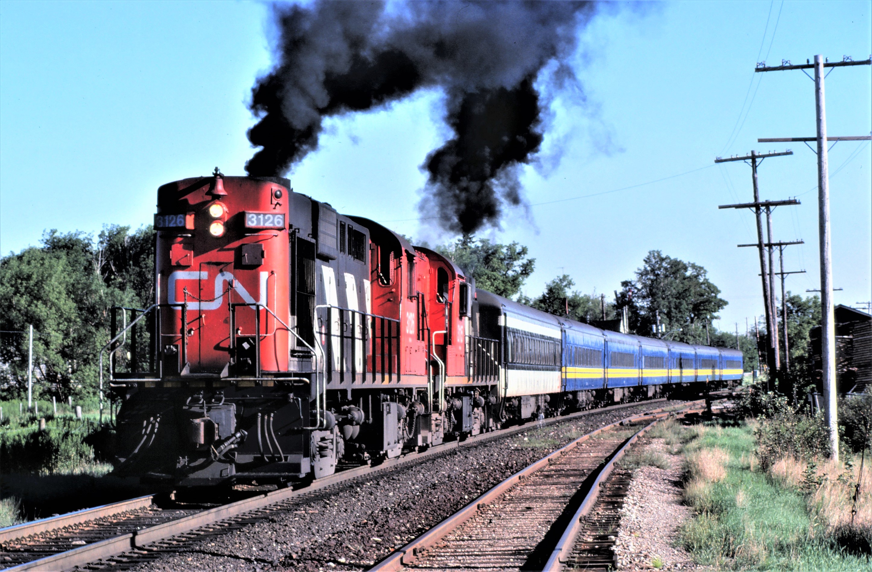 Railpictures.ca - First954 Photo: CN train 169, otherwise known as the ...