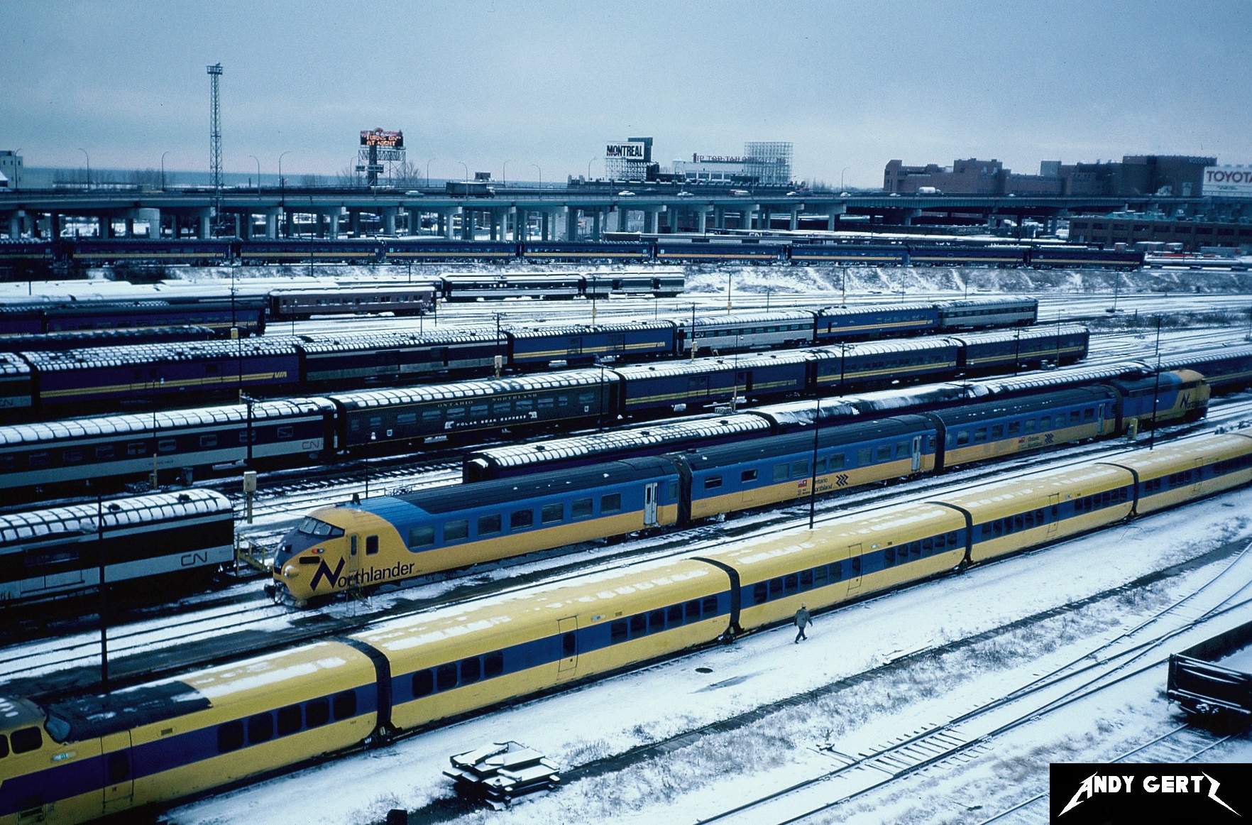 Railpictures.ca - Andy Gertz Photo: On a winter day, VIA Rail (formerly ...