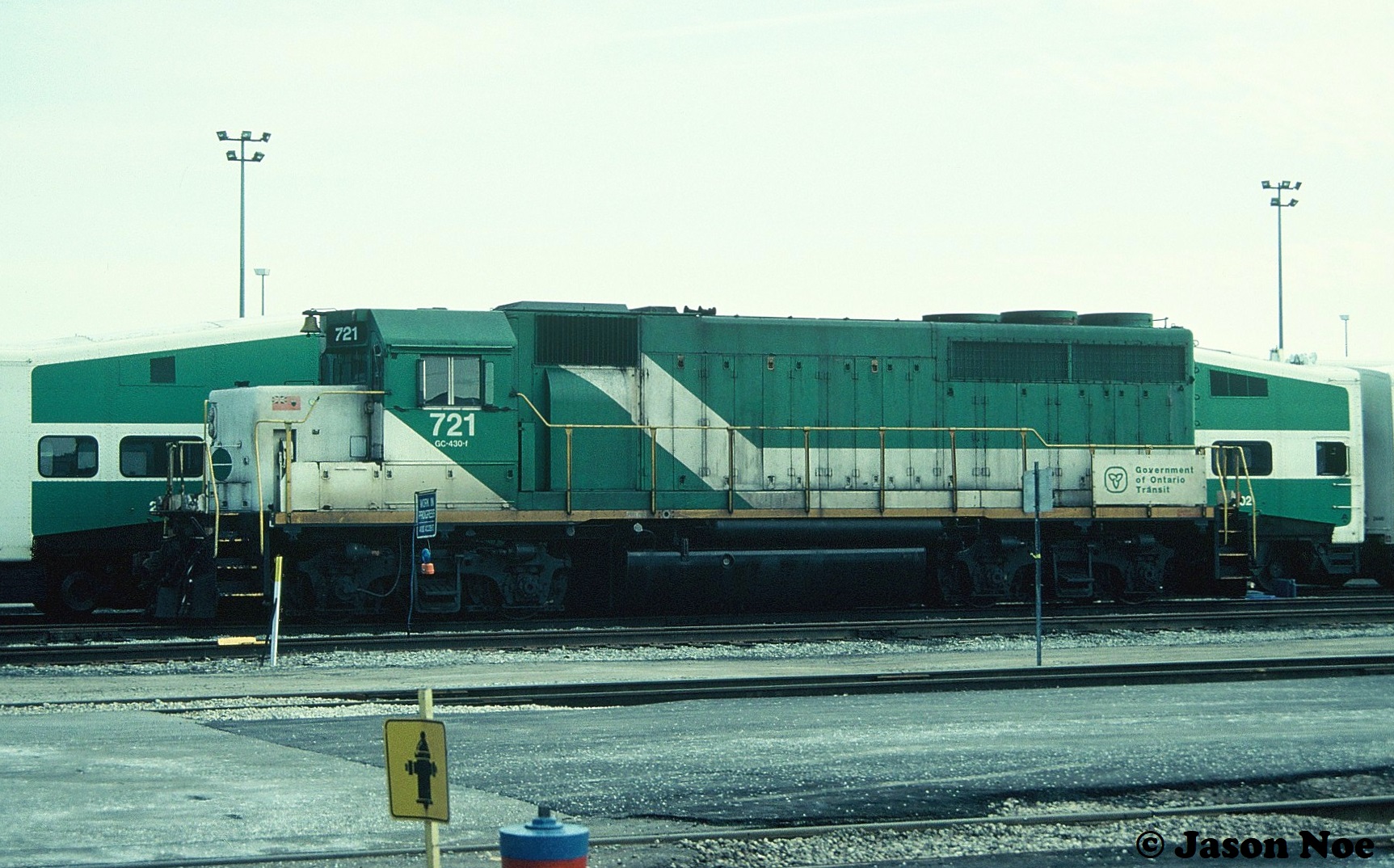 Railpictures.ca - Jason Noe Photo: During an April afternoon, stored GO ...